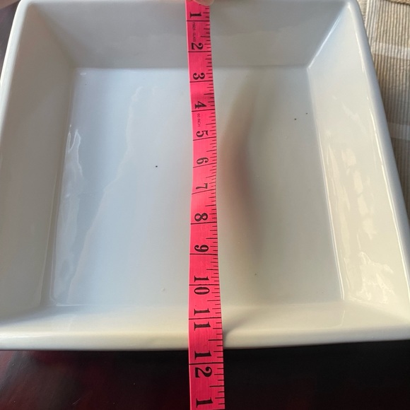 Vintage White Ceramic Square Bakeware - Picture 9 of 10